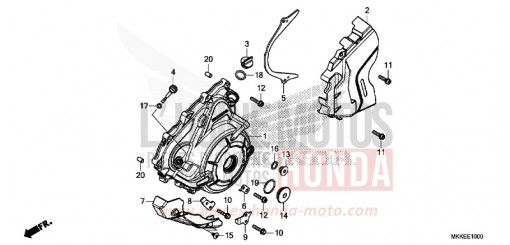 COUVERCLE DE GENERATRICE CRF1000DK de 2019